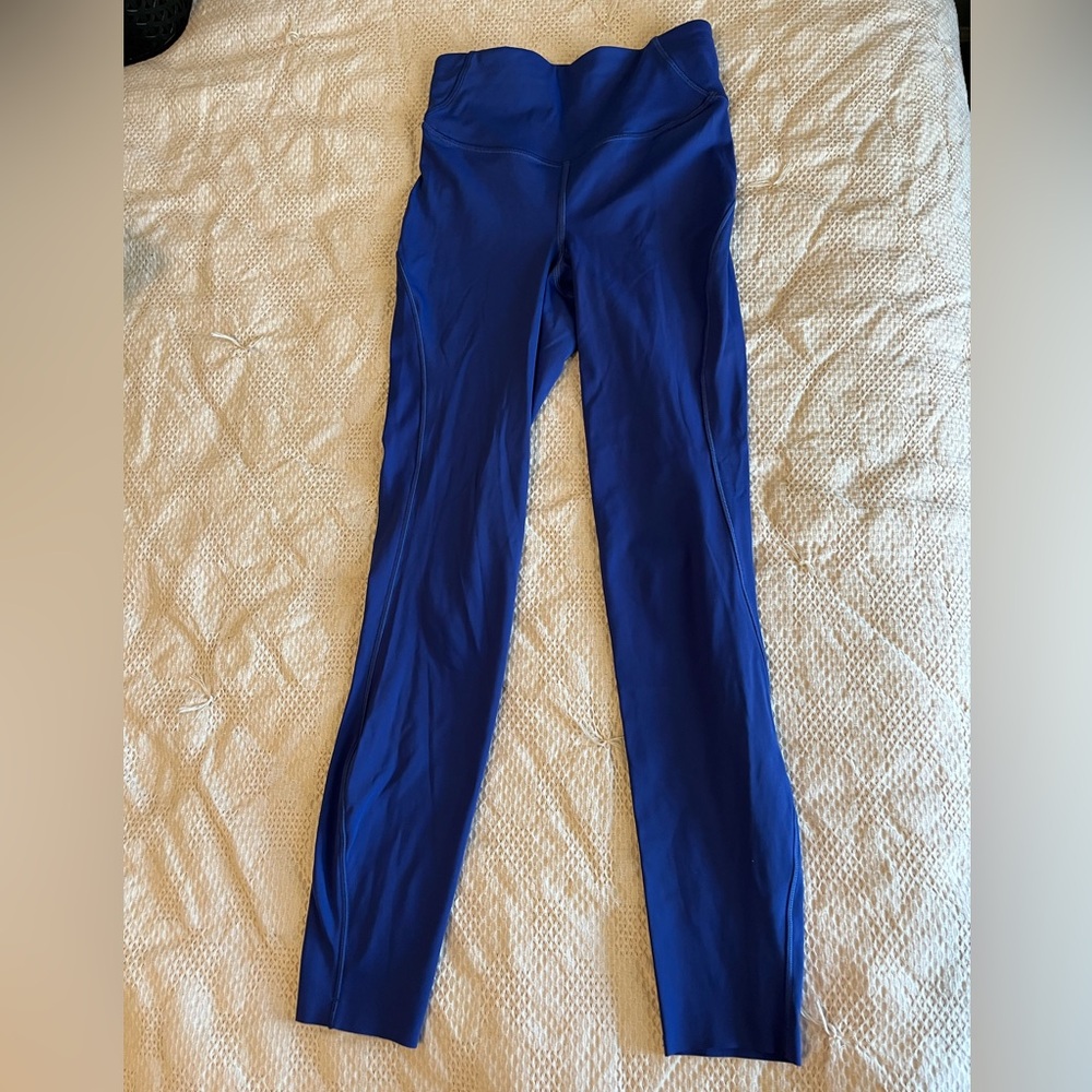 Lululemon Athletica Vibrant Blue Leggings, Size 2, Gently Used condition